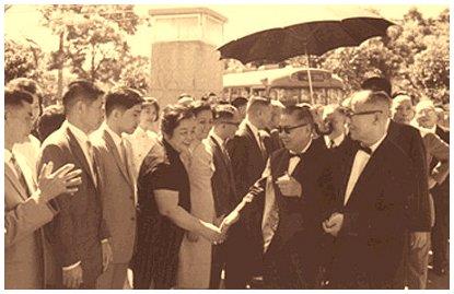 Sun Ke receives a warm welcome upon his appointment as president of the Examination Yuan (1966)