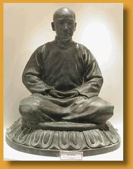 Bronze statue of Tai Chuan-hsien, lst president of the Examination Yuan
